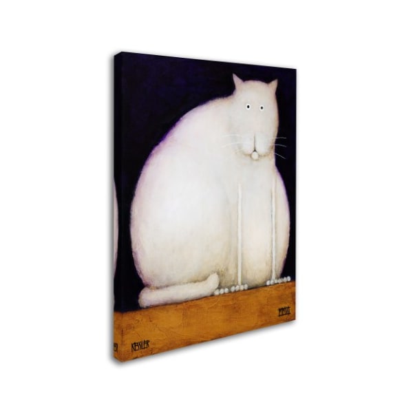 Daniel Patrick Kessler 'Fat Cat' Canvas Art,14x19